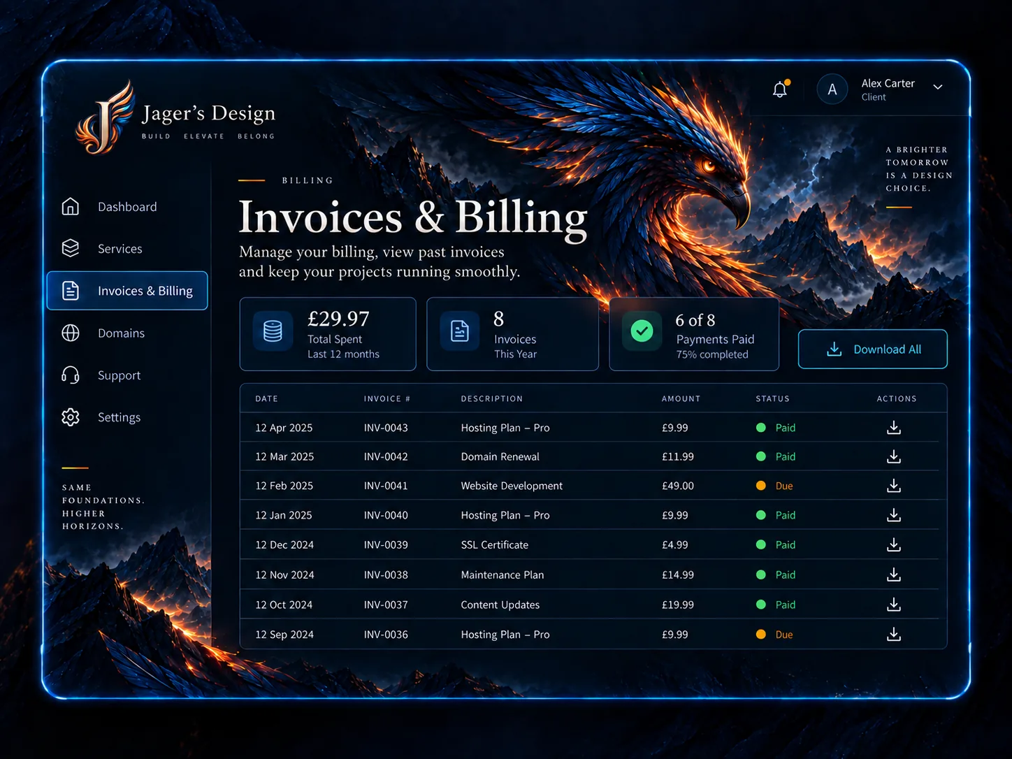 Invoices and Billing preview